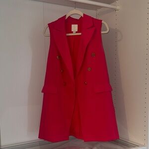 Joie Fuchsia Sleeveless Vest